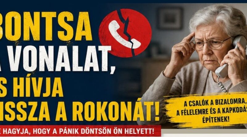 Fejér Vármegyei Rendőr-főkapitányság felhívása a telefon csalók ellen